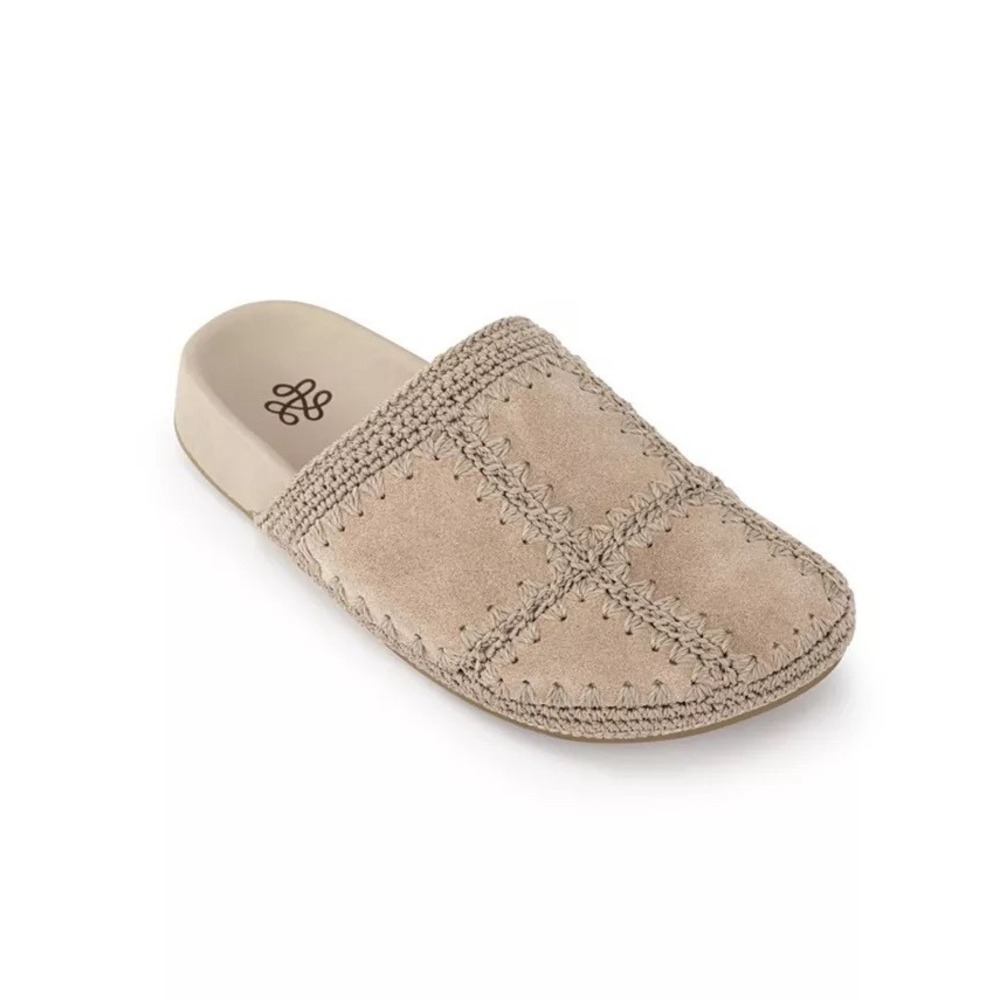 The Sak Bolinas Crochet Clog Women's Shoe's‎ Slip on Mules Sand Rare Sz 8 NIB! - Picture 2 of 3